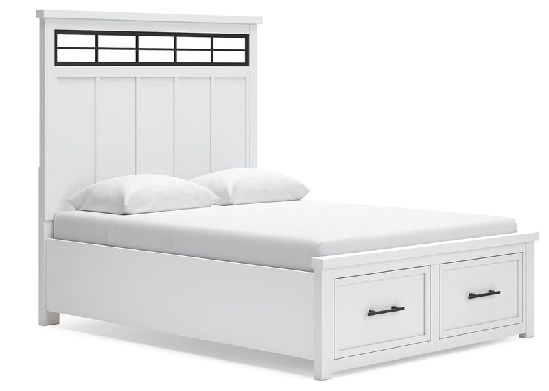 Ashbryn Queen Panel Storage Bed