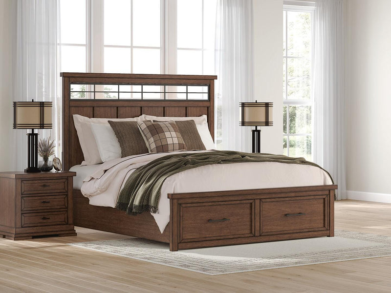 Taffenbrook King Panel Storage Bed