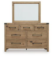 Ridgester Queen Panel Bed, Dresser and Mirror