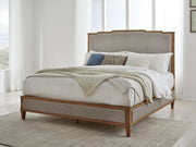 Sharlance California King Upholstered Panel Bed