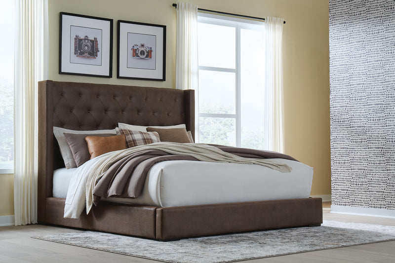 Lavernty Queen Upholstered Storage Bed