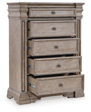 Blairhurst Queen Panel Bed. Dresser, Mirror, 2 Chests and 2 Nightstands