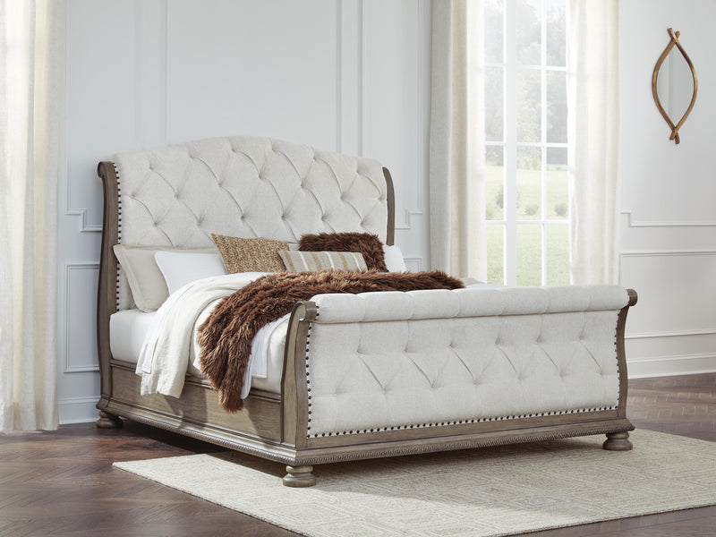 Ardenfield California King Upholstered Sleigh Bed