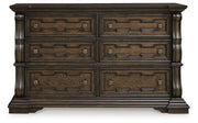 Maylee King Upholstered Bed, Dresser and 2 Nightstands