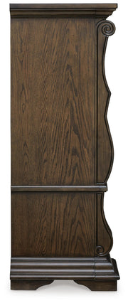 Maylee King Panel Bed, Dresser, Mirror, Chest and Nightstand