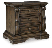 Maylee California King Panel Bed, Dresser, Mirror and Nightstand