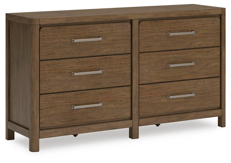 Cabalynn King Upholstered Bed, Dresser and 2 Nightstands