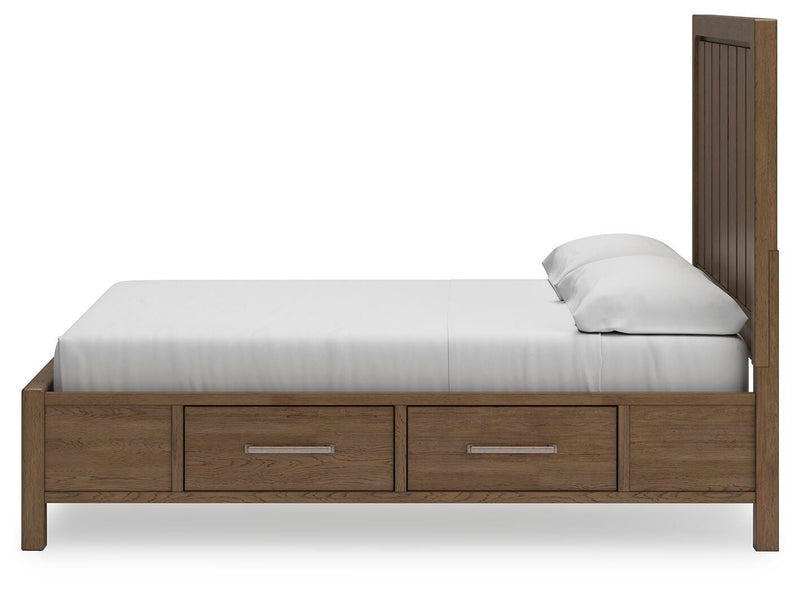 Cabalynn California King Panel Bed with Storage
