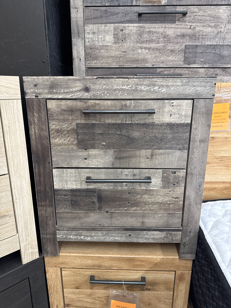 Derekson 2 Drawer Nightstand B200-92