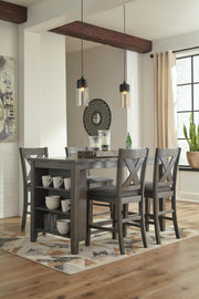Caitbrook Counter Height Upholstered Bar Stool (Set of 2)