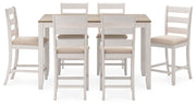Skempton Counter Height Dining Table and Bar Stools (Set of 7)