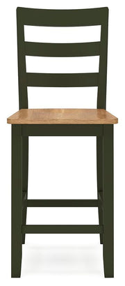 Gesthaven Counter Height Dining Table and 2 Barstools