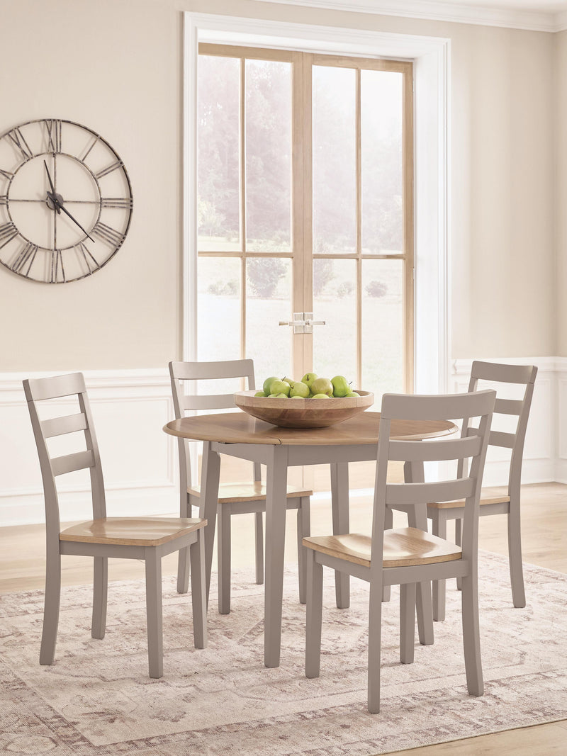 Harperfeld Dining Table and 2