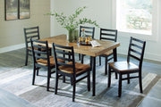 Blondon Dining Table and 6 Chairs (Set of 7)