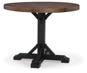 Valebeck Counter Height Dining Table and 2 Barstools
