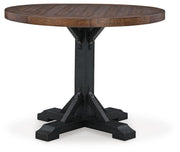 Valebeck Counter Height Dining Table and 2 Barstools