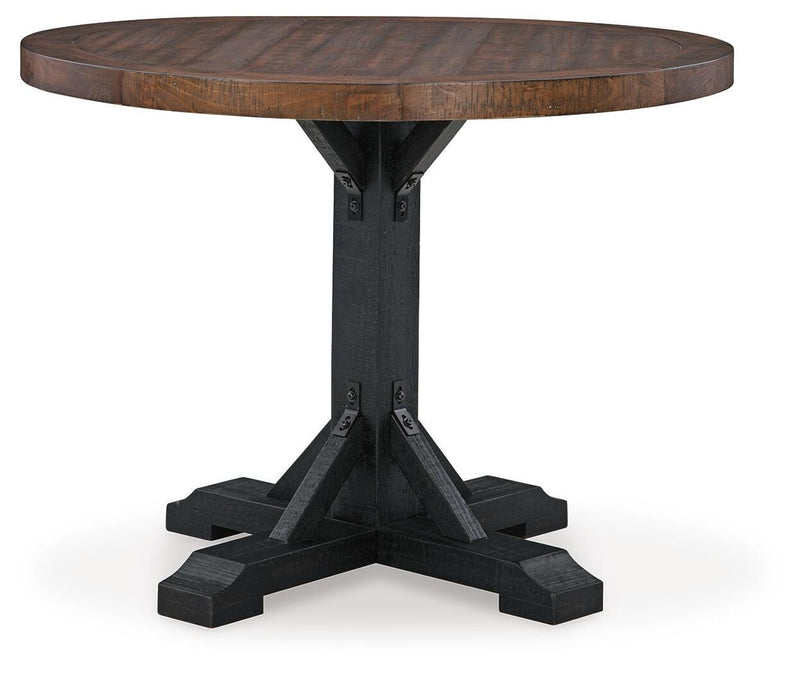 Valebeck Counter Height Dining Table and 2 Barstools