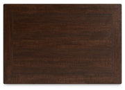 Valebeck Counter Height Dining Table and 6 Barstools