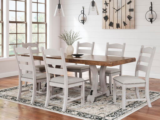 Valebeck Dining Table and 8 Chairs