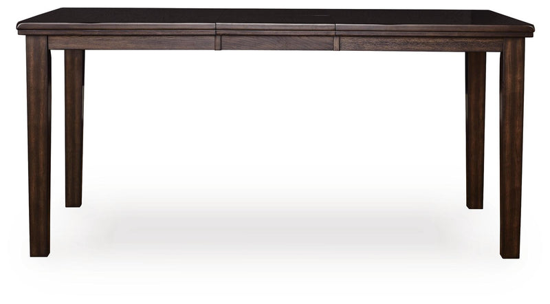 Haddigan Counter Height Dining Table and 4 Barstools