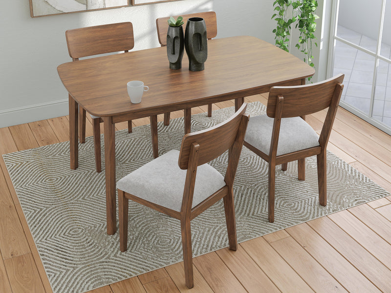 Tameride Dining Table and 4 Chairs (Set of 5)