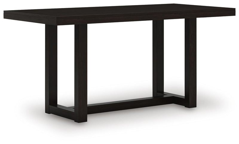 Neymorton Counter Height Dining Table and 4 Barstools