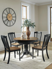 Clorazi Extension Dining Table and 4 Chairs