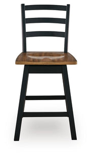 Wildenauer Counter Height Swivel Barstool