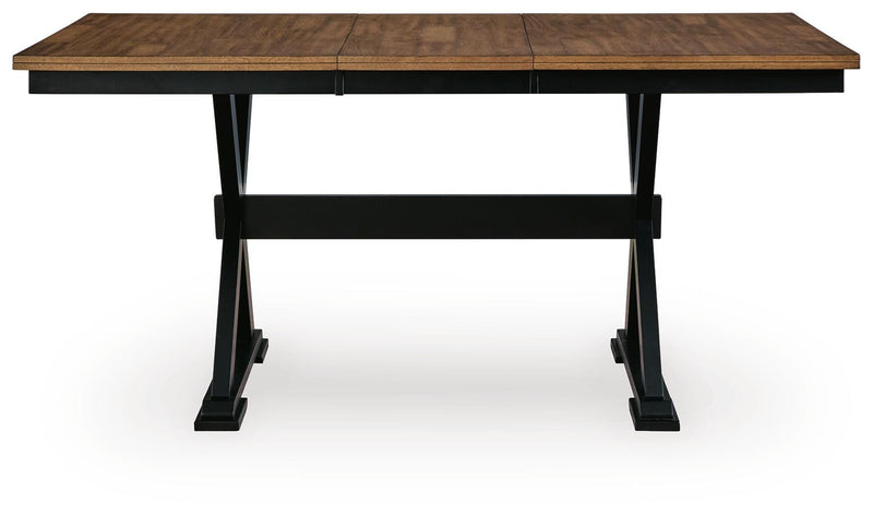 Wildenauer Counter Height Extension Dining Table and 4 Barstools