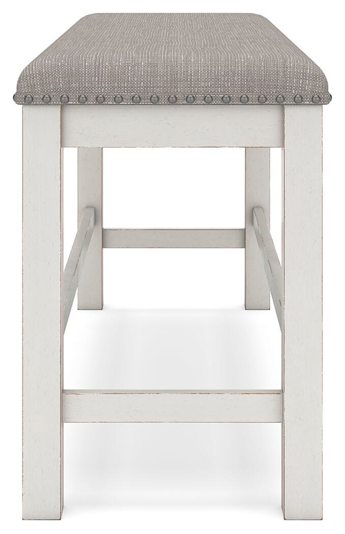 Robbinsdale Counter Height Dining Table, 2 Barstools, Bench and Server