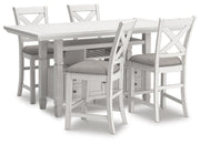 Robbinsdale Counter Height Dining Table and 4 Barstools