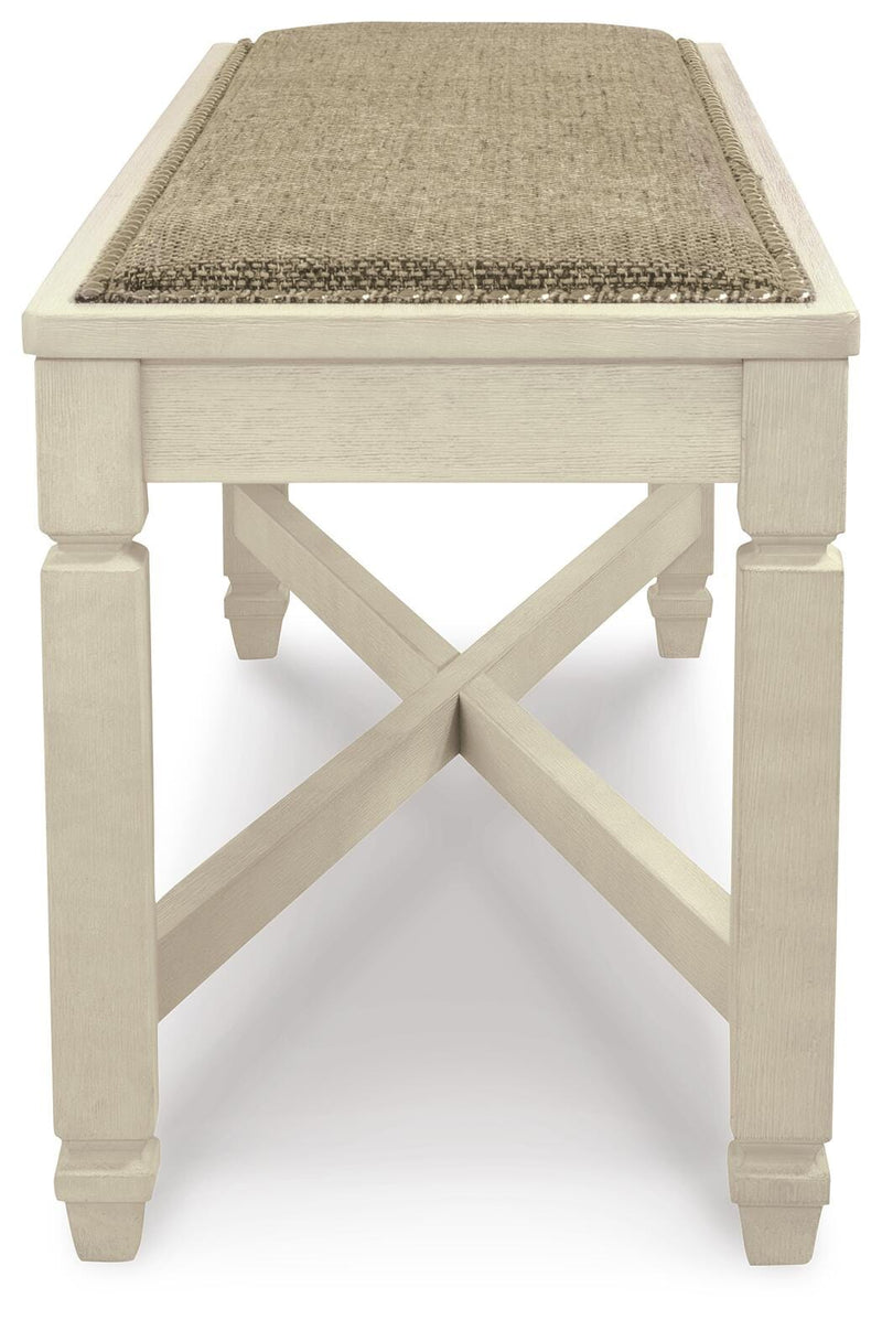 Bolanburg Dining Table with 8 Chairs and Bench with Server and 2 Stools