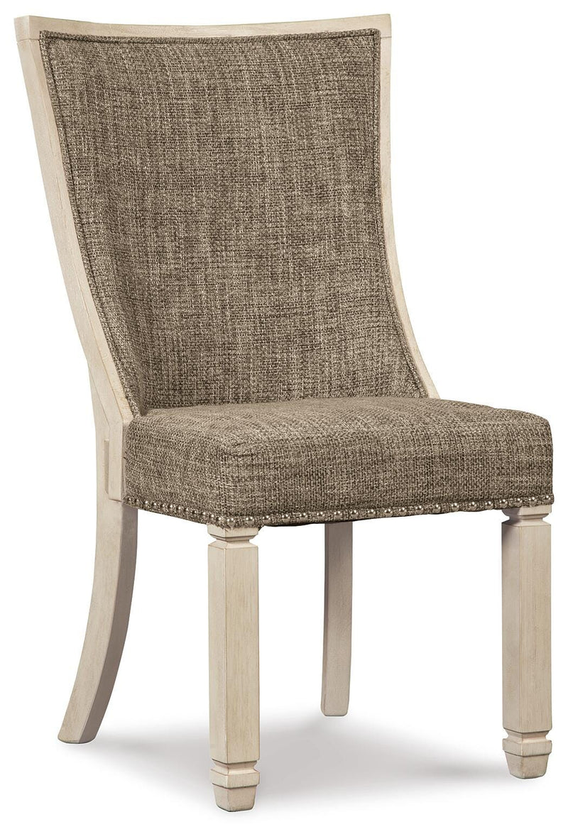 Bolanburg Dining Table with 8 Chairs and Bench with Server and 2 Stools