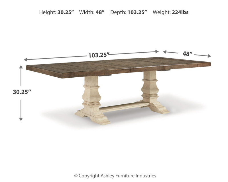 Bolanburg Dining Table and 6 Chairs