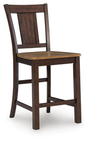 Rylandeen Counter Height Extension Dining Table and 8 Barstools