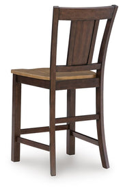 Rylandeen Counter Height Extension Dining Table and 8 Barstools