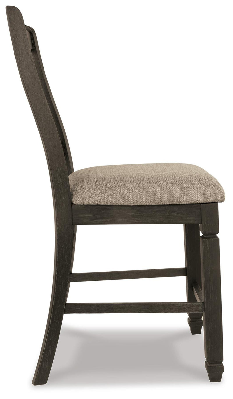 Tyler Creek Counter Height Dining Table and 4 Barstools with Server