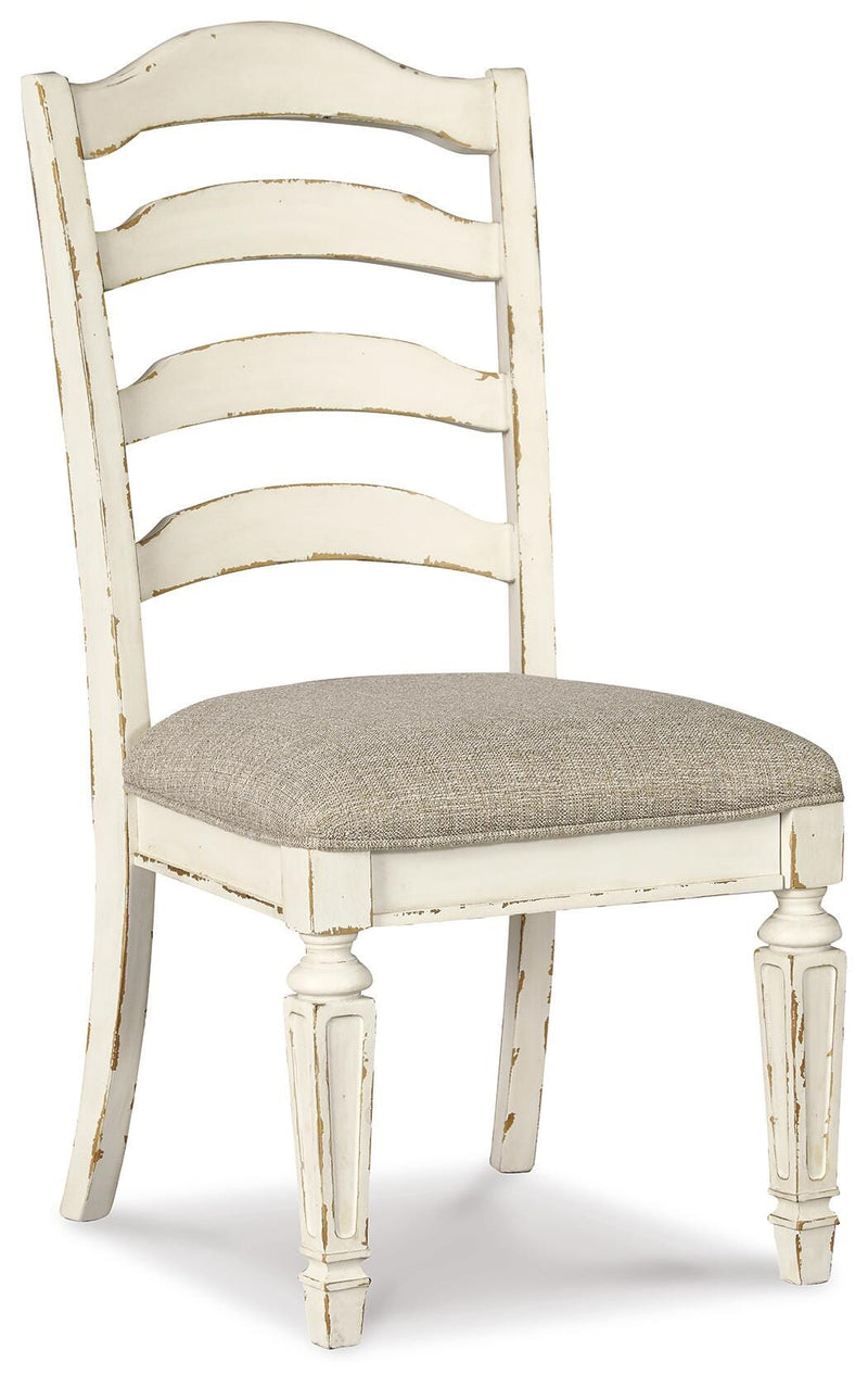 Realyn Extension Dining Table and 4 Chairs