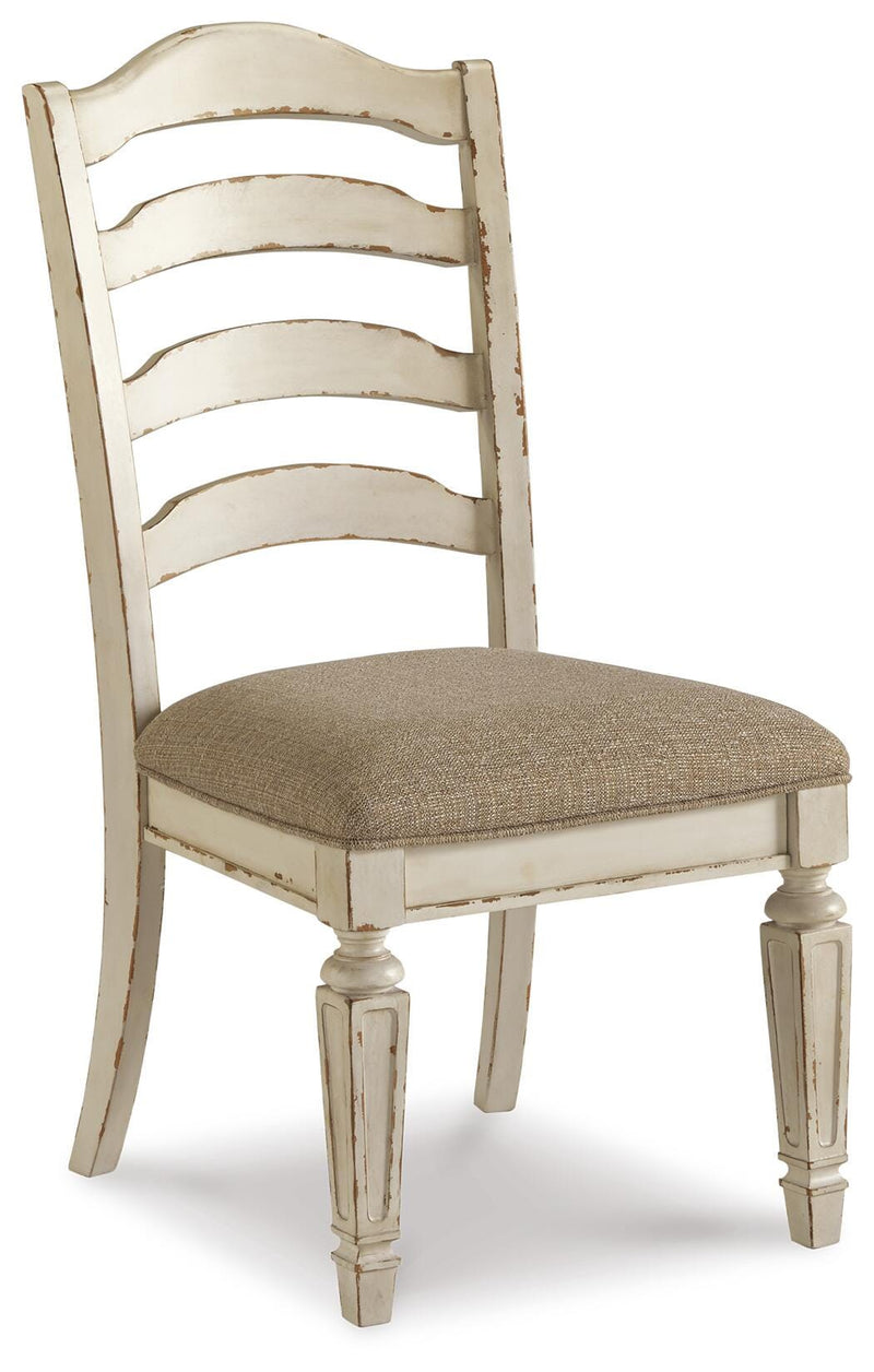 Realyn Extension Dining Table and 4 Chairs