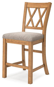 Havonplane Counter Height Extension Dining Table and 6 Barstools