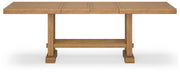 Havonplane Counter Height Extension Dining Table 4 Barstools and Bench