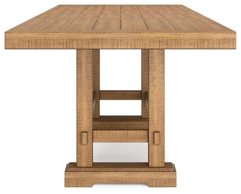 Havonplane Counter Height Dining Table and 10 Barstools