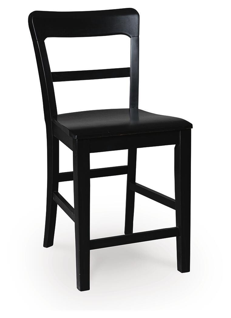 Greddinton Counter Height Dining Table and 4 Barstools