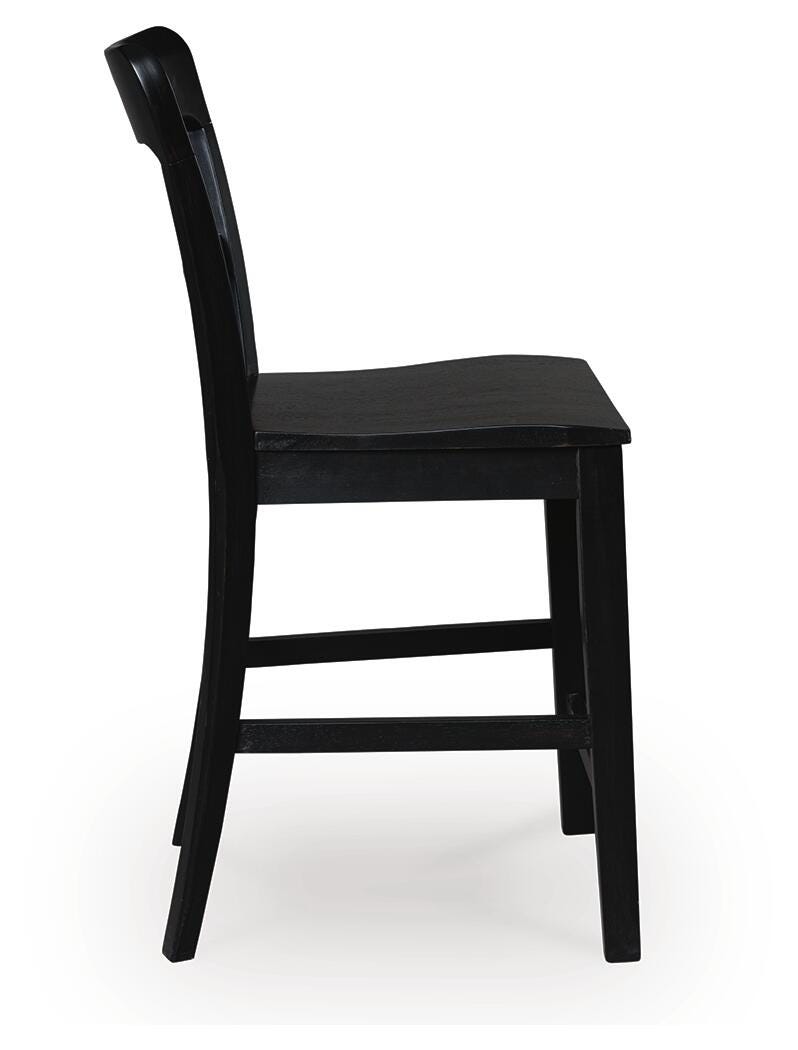 Greddinton Counter Height Dining Table and 4 Barstools