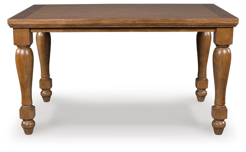 Greddinton Counter Height Dining Table and 4 Barstools