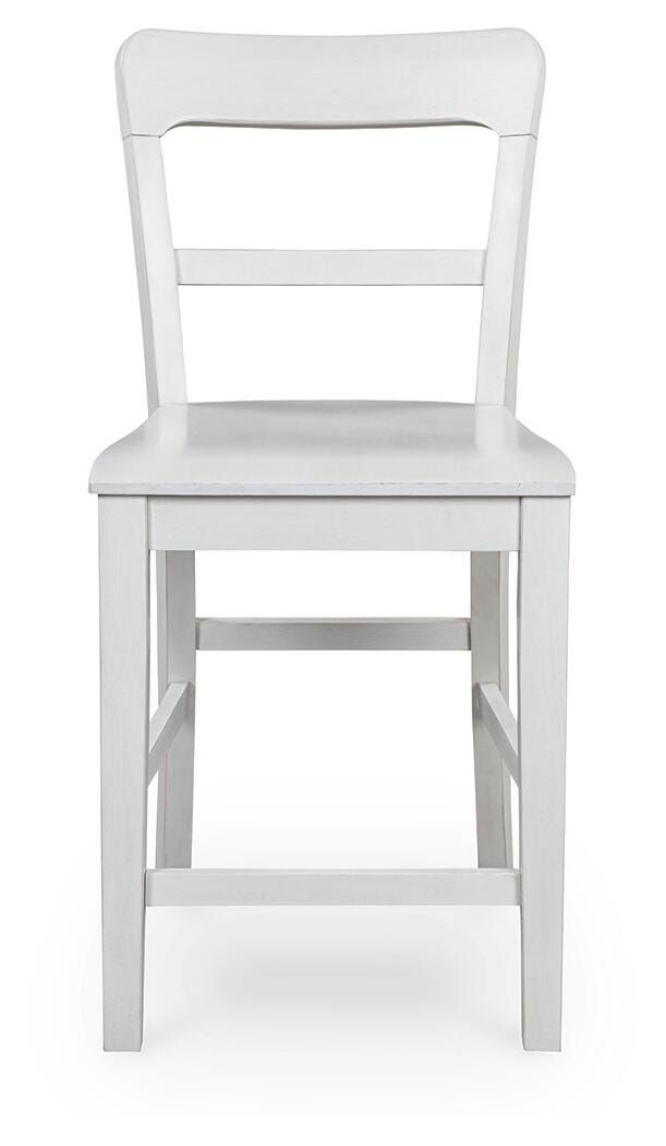 Greddinton Counter Height Dining Table and 6 Barstools