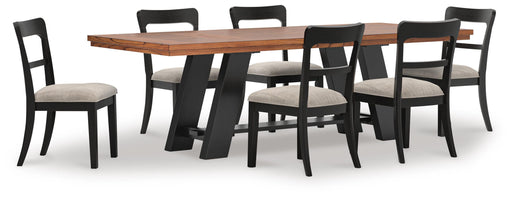 Greddinton Extension Dining Table and 6 Chairs
