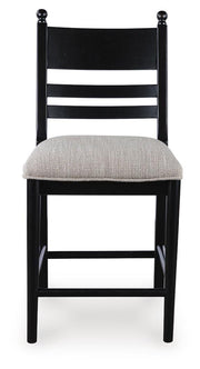 Greddinton Counter Height Dining Table and 4 Barstools