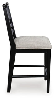 Greddinton Counter Height Dining Table and 4 Barstools