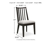Galliden Extension Dining Table and 4 Chairs